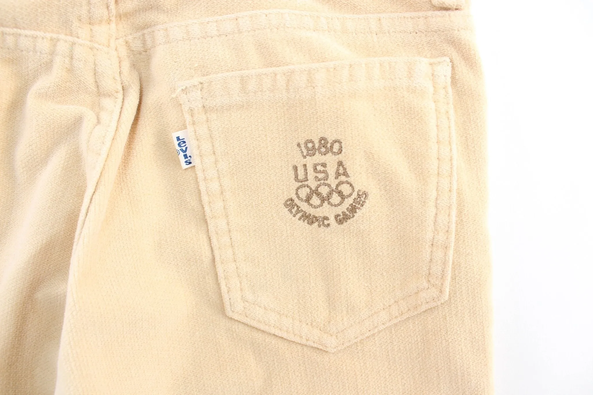 1980's Levi's USA Olympic Games Tan Pants