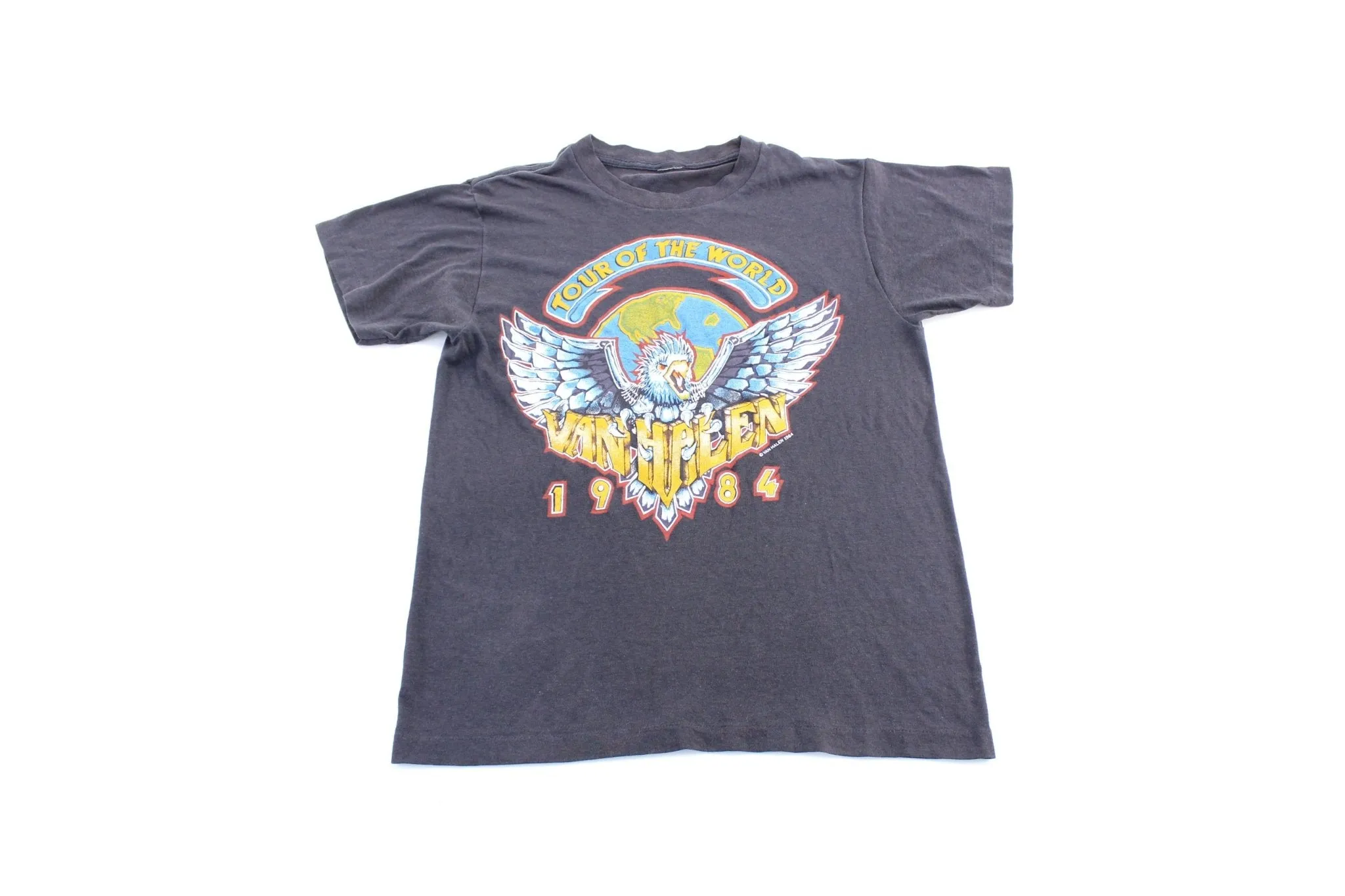 1984 Van Halen Tour Of The World T-Shirt