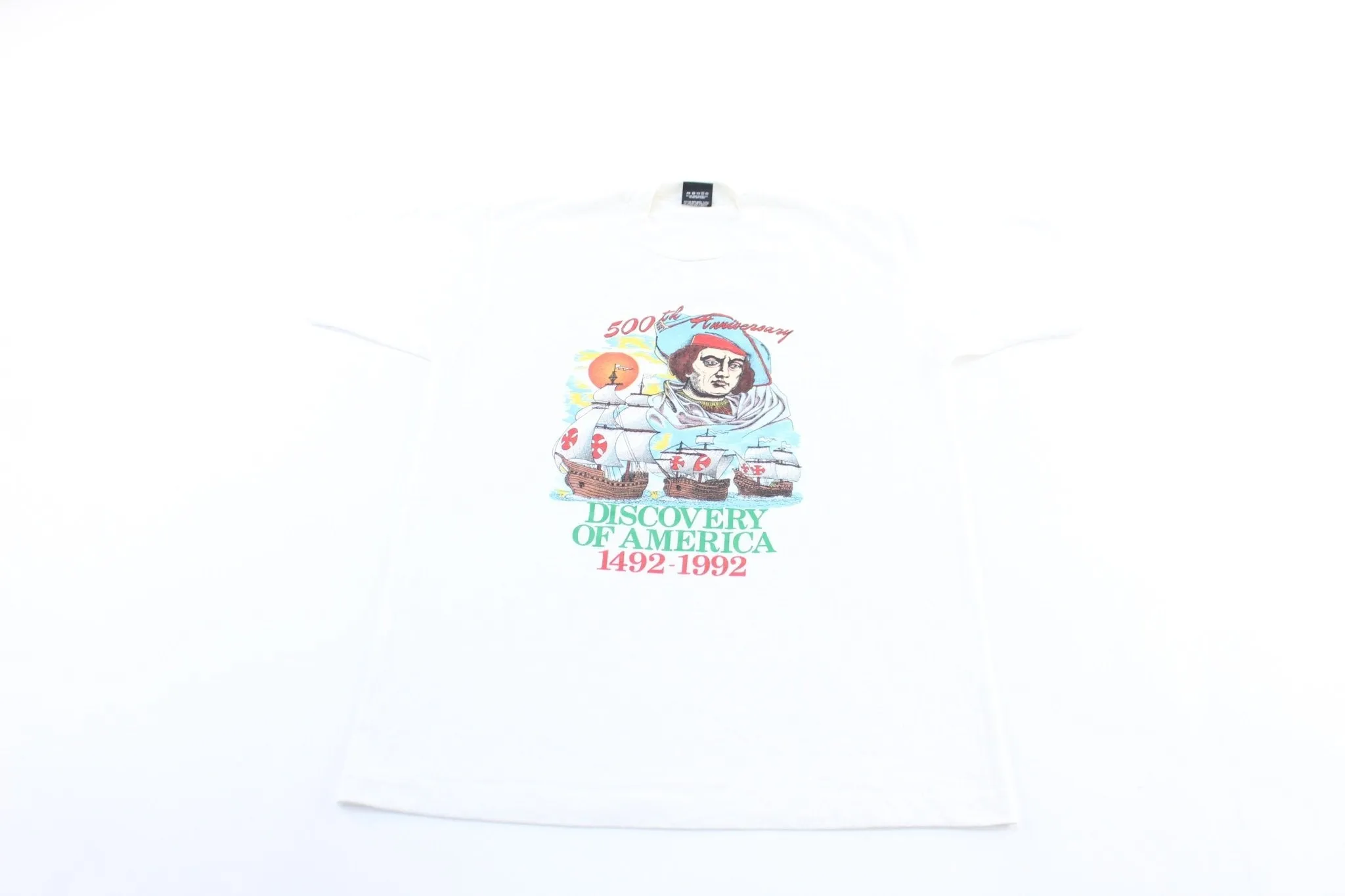 1992 Discovery Of America Christopher Columbus T-shirt