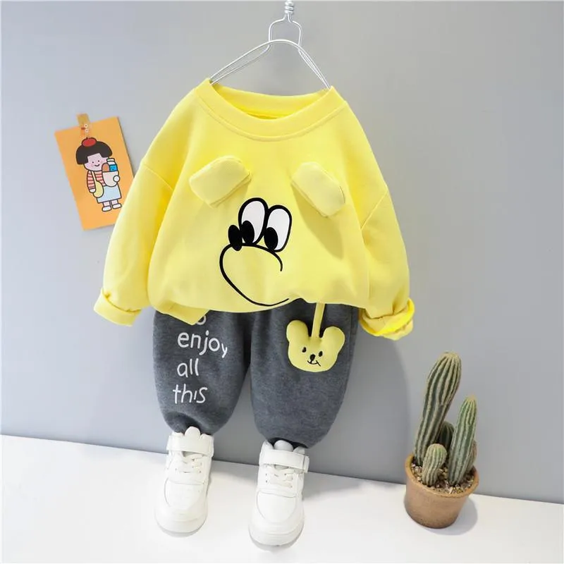 2-piece Sweatshirt & Pants for Toddler Boy Children's Clothing
