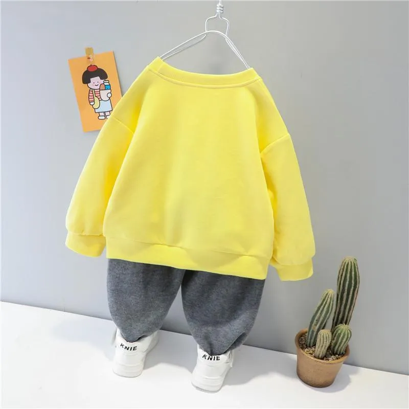 2-piece Sweatshirt & Pants for Toddler Boy Children's Clothing