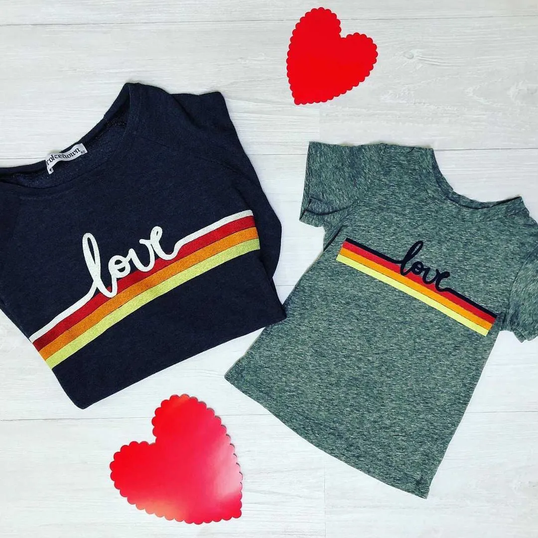 Brokedown Clothing Love Stripe Tee