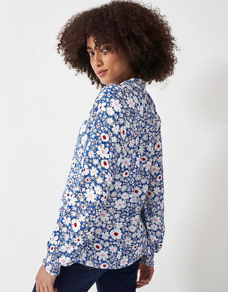 Crew Clothing Frill Neck Blouse