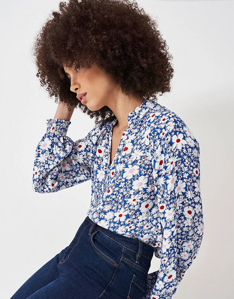 Crew Clothing Frill Neck Blouse