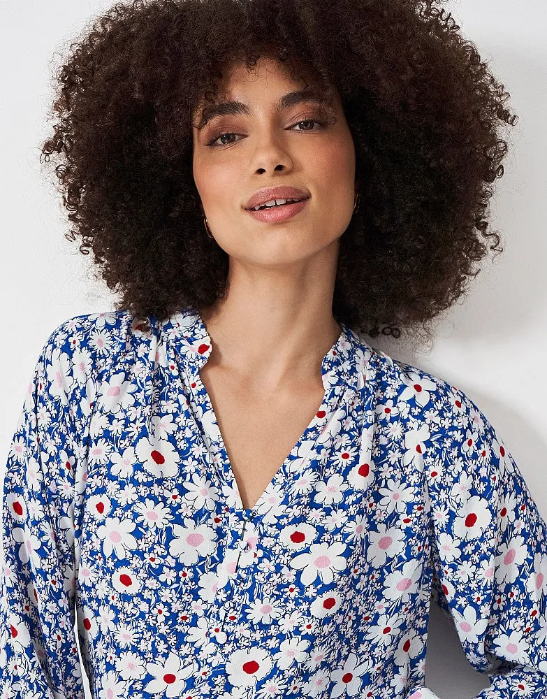 Crew Clothing Frill Neck Blouse