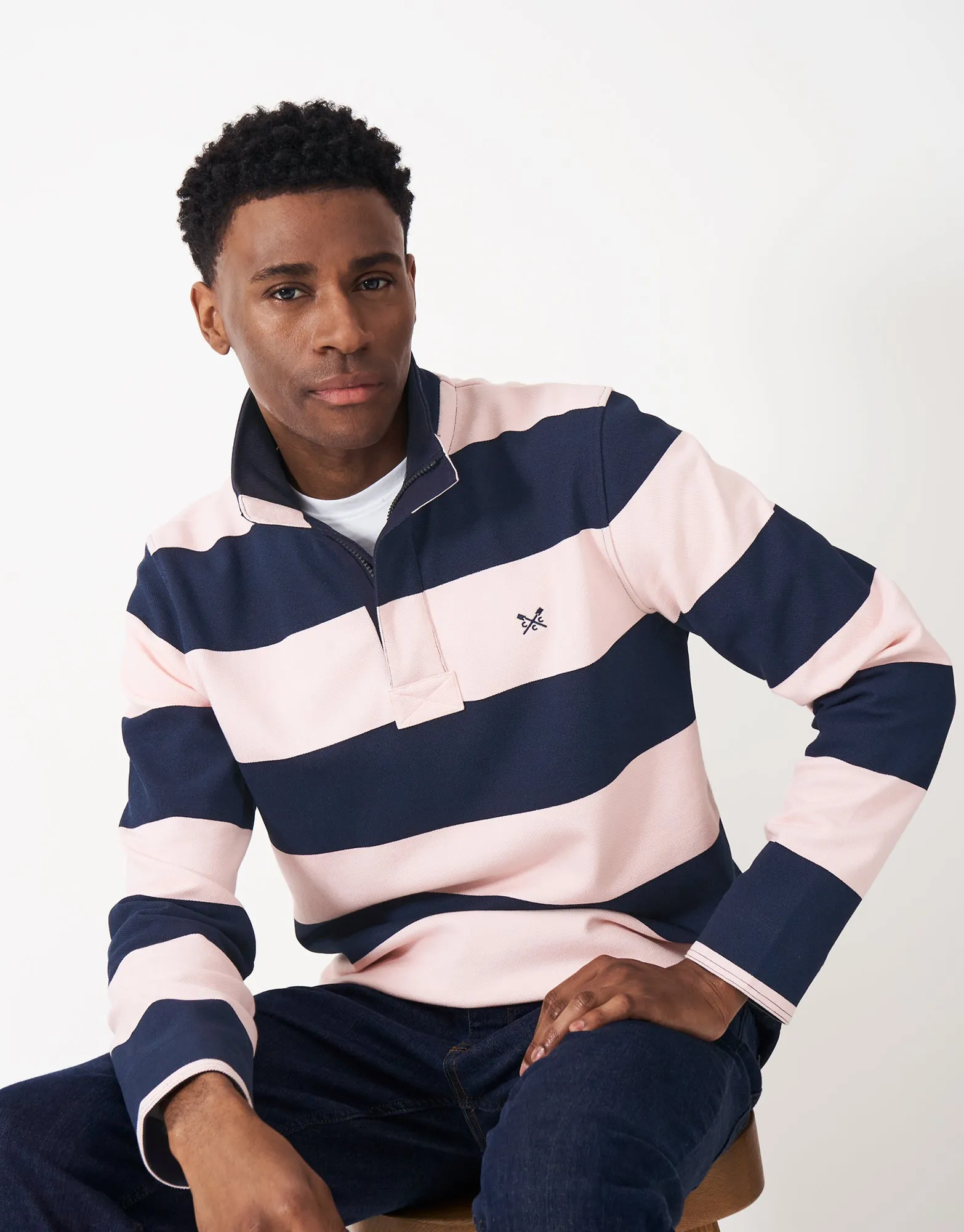 Crew Clothing Padstow Pique Sweatshirt