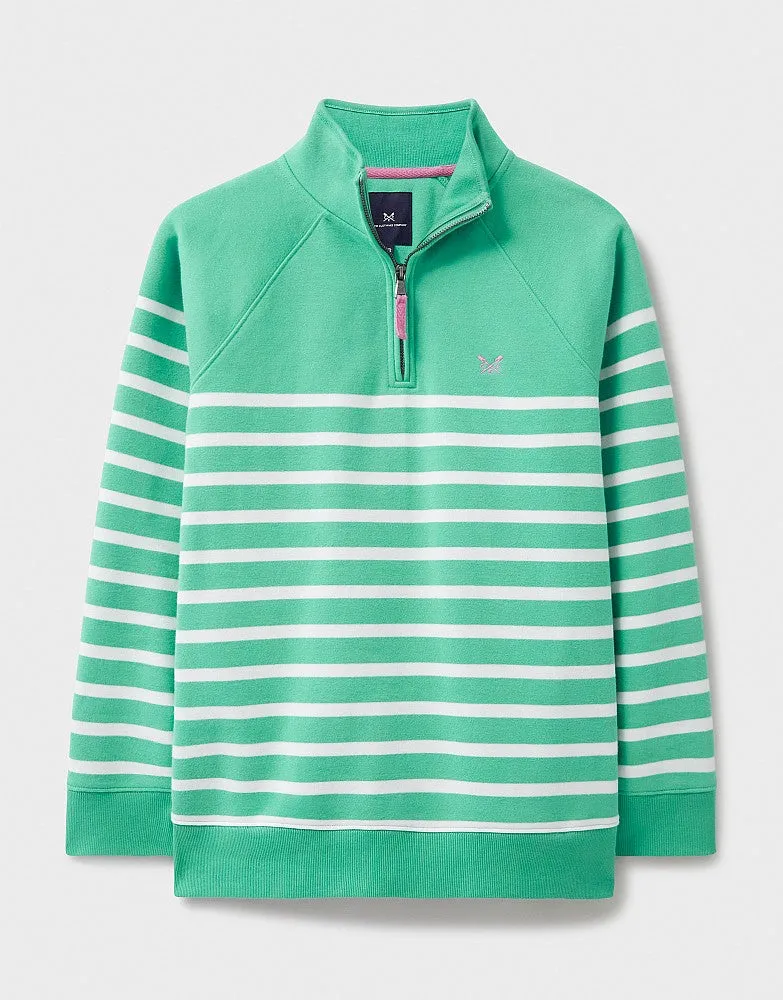 Crew Clothing Women's Half Zip Sweatshirt