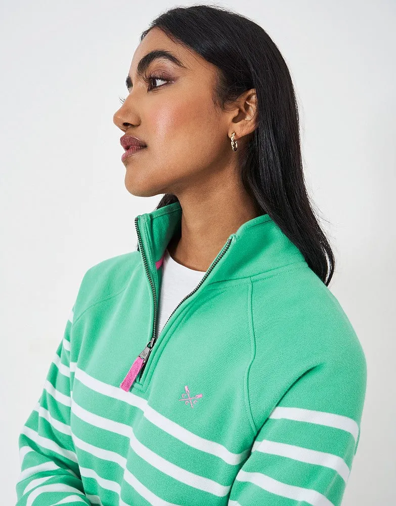 Crew Clothing Women's Half Zip Sweatshirt