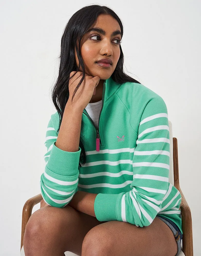 Crew Clothing Women's Half Zip Sweatshirt