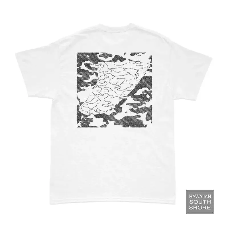 HawaiianSouthShore CAMO FIN Made in Hawaii S-2XL White