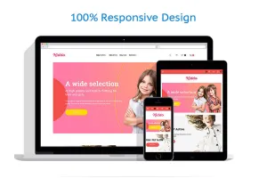 Kids Kiddo Clothing Magento Website Design