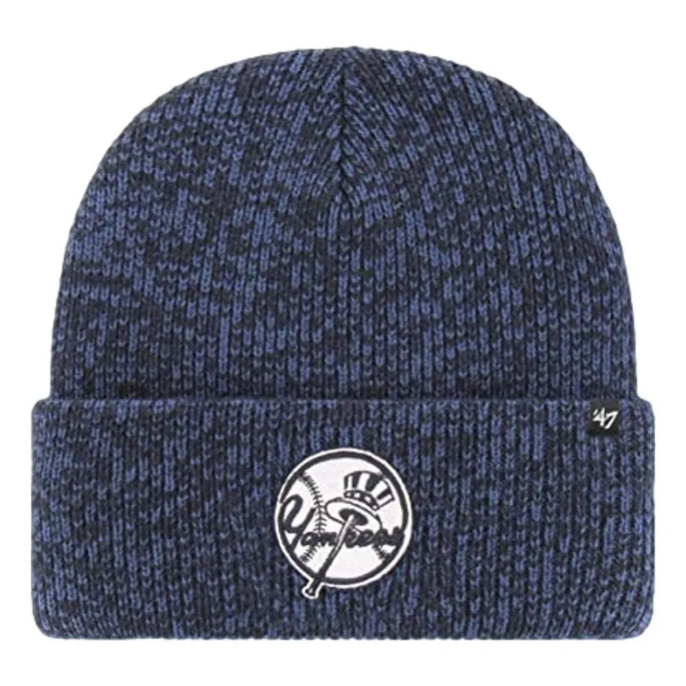 New York Yankees Navy Brain Freeze Cuff Knit